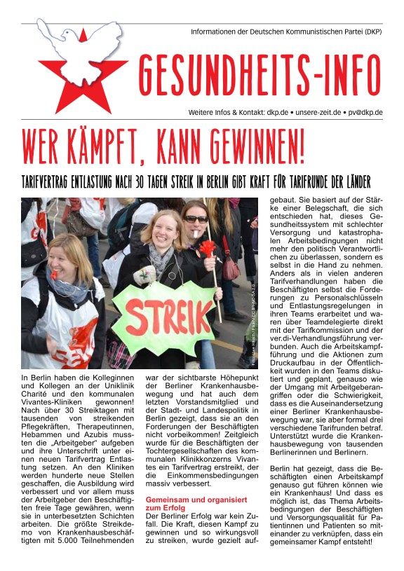 DKP-Information Gesundheits-Info 2021: Wer kämpft, kann gewinnen! (PDF, 0.64 MB) DKP-Information Gesundheits-Info 2021: Wer kämpft, kann gewinnen! (PDF, 0.64 MB)